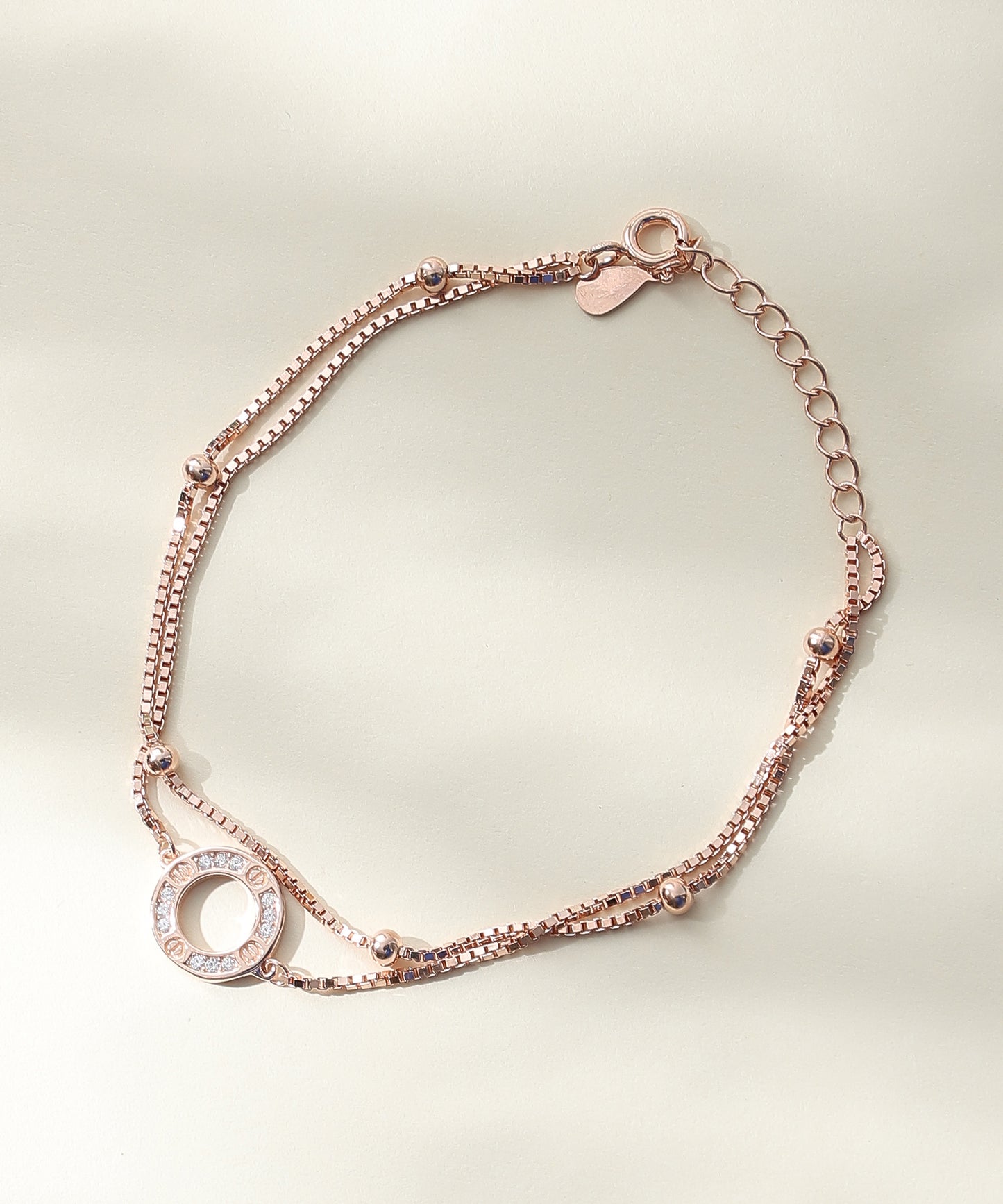 Circle Charm Bracelet