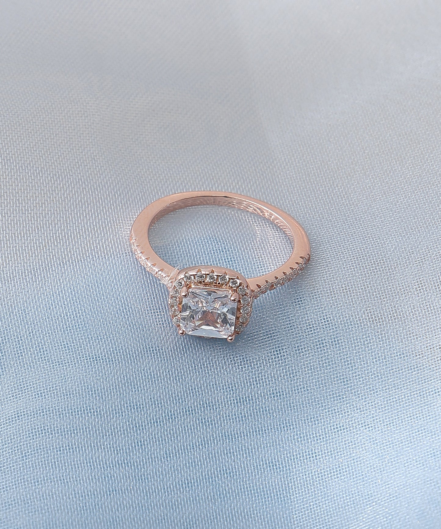 Classic Cushion Halo Ring