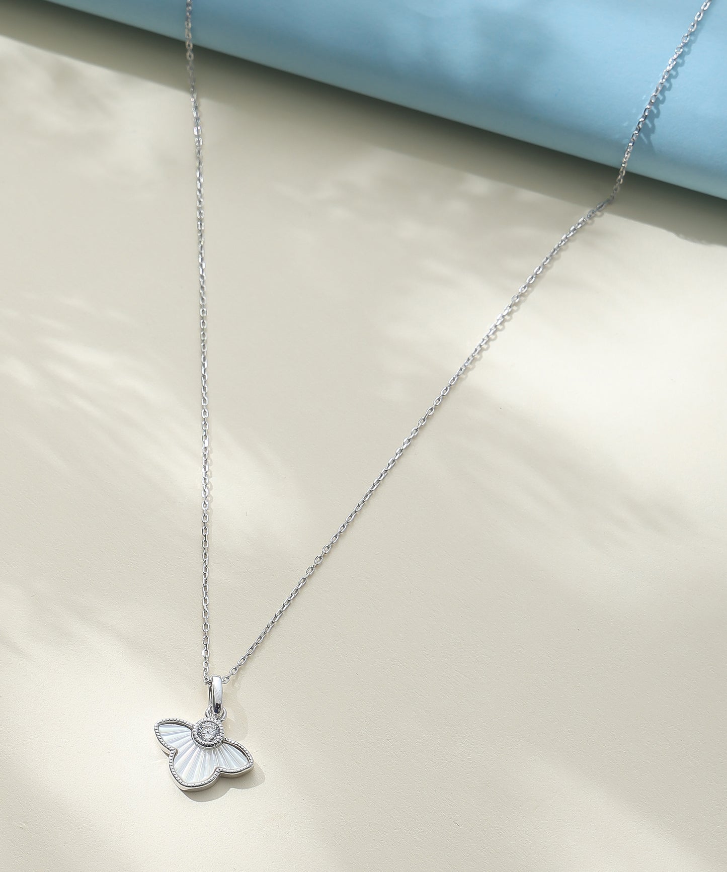 White Petal Necklace