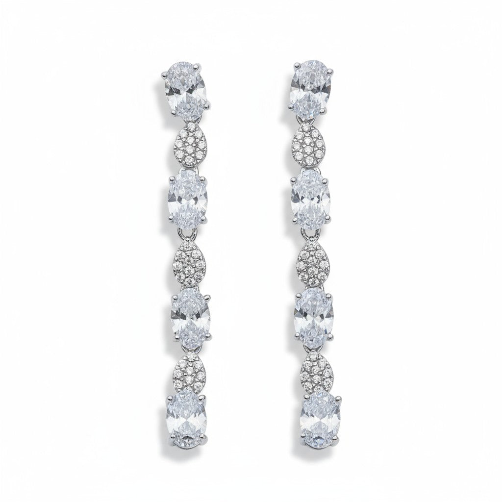 Aurora Drop CZ Earrings