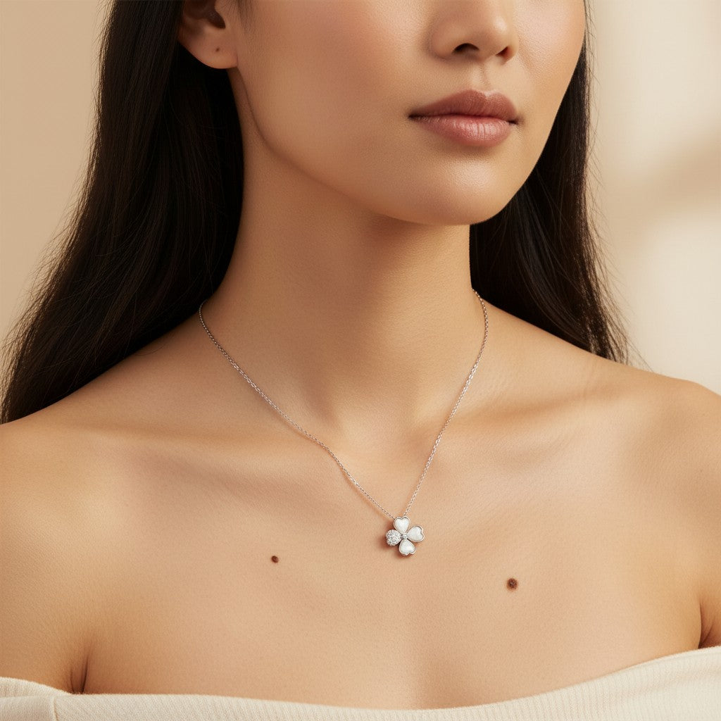 Lucky Charm Clover Necklace