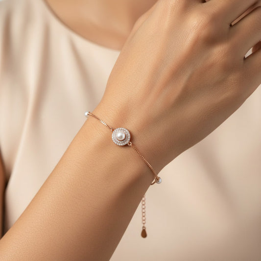 Pearl Halo Bracelet