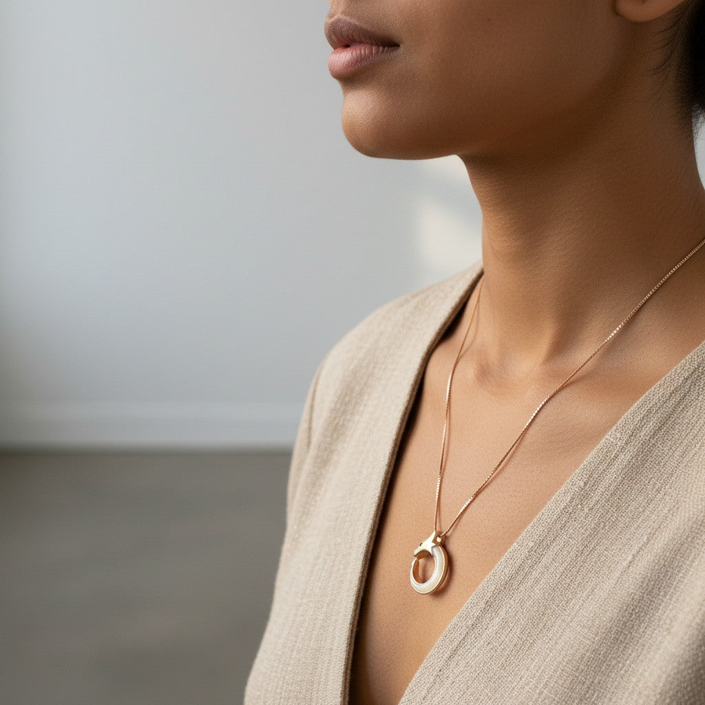 Aurora Circle Necklace