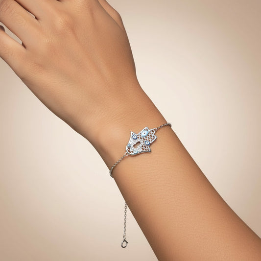 Evil Eye Multi-Charm Bracelet