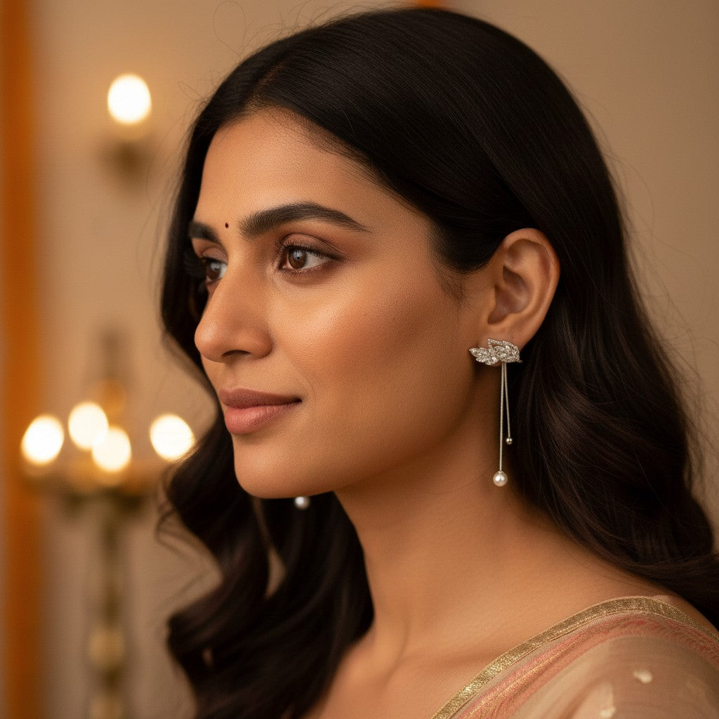 Floral Drape Earrings