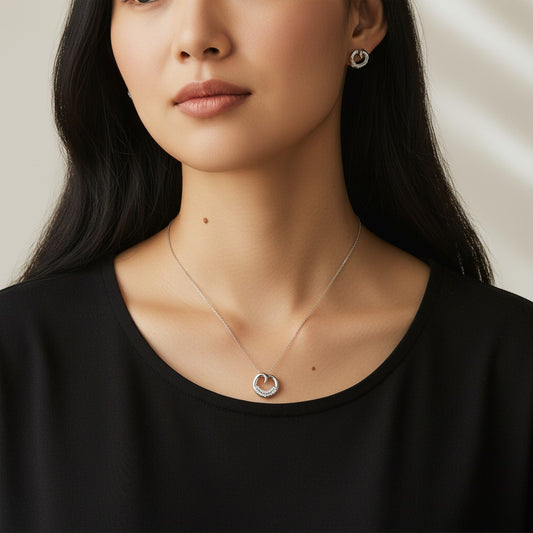 Heart Loop Jewellery Set