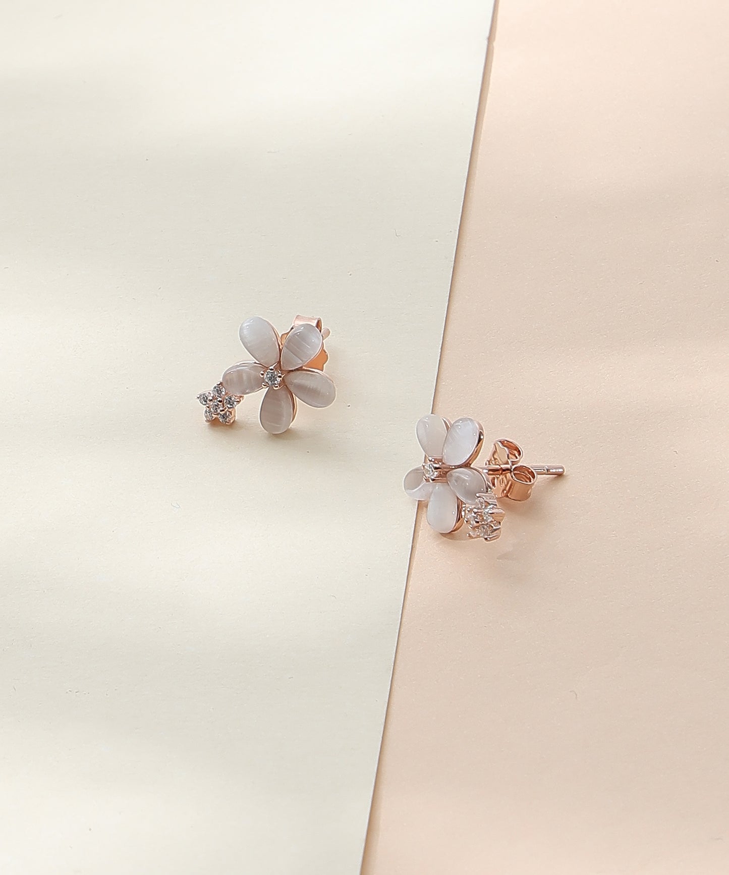 Petite Floral Stud Earrings