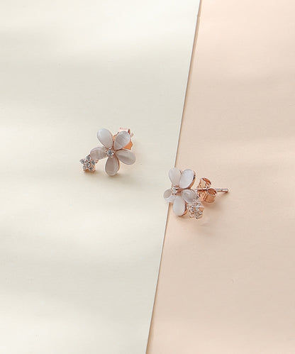 Petite Floral Stud Earrings
