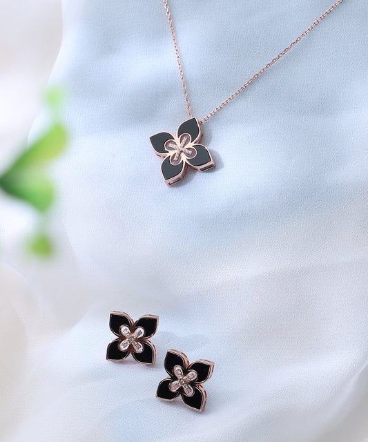 Midnight Bloom Jewellery Set