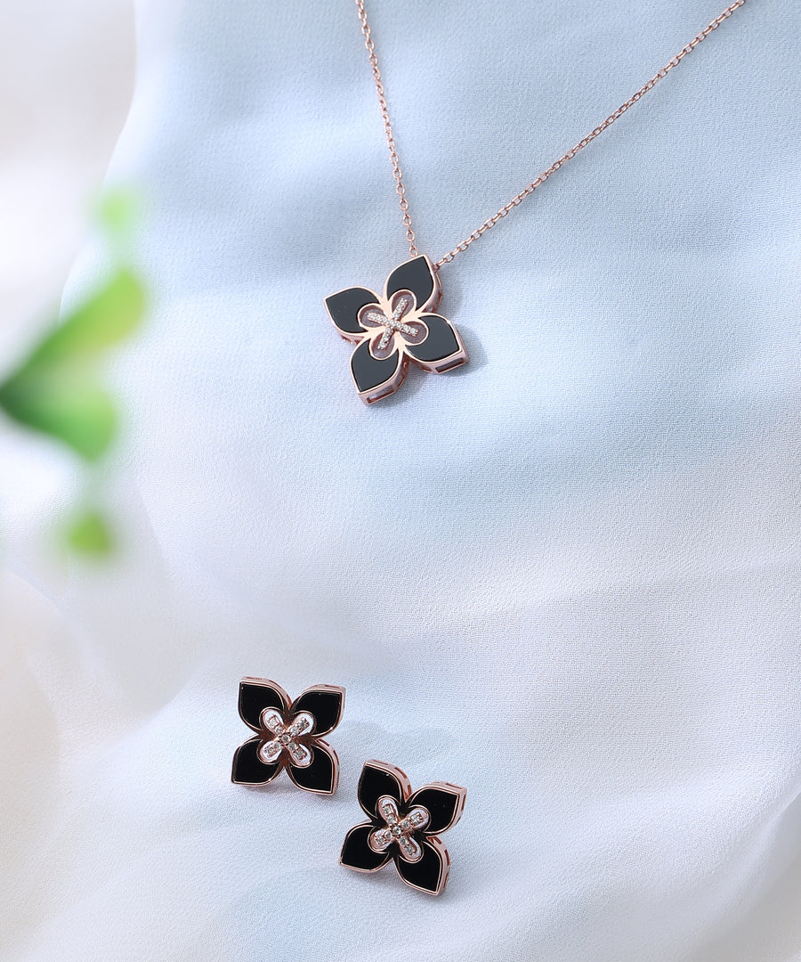Midnight Bloom Jewellery Set
