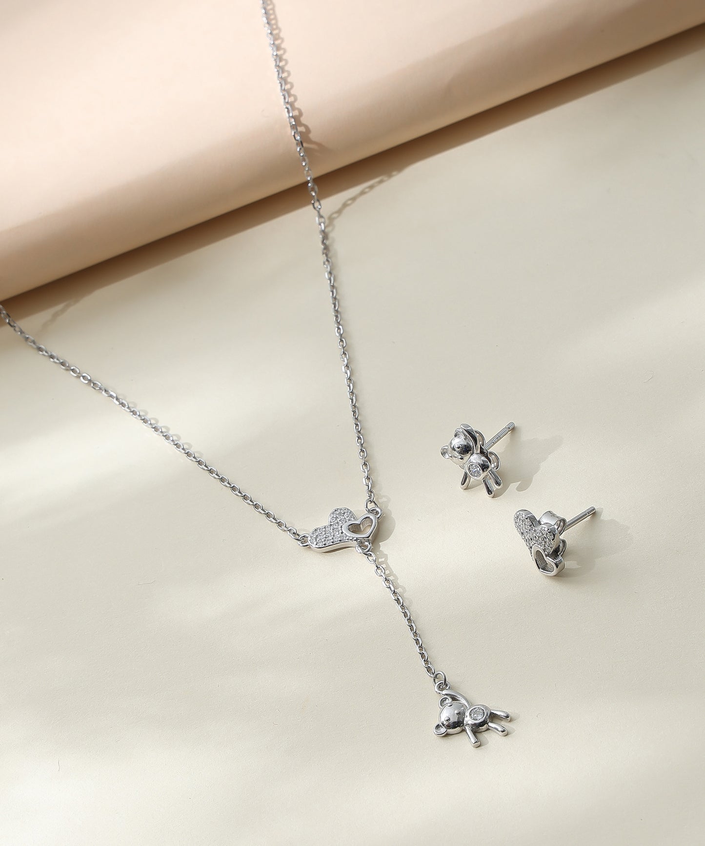 Teddy Drop Pendant Set