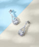 White CZ Earrings