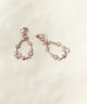 Floral Hoop Earrings