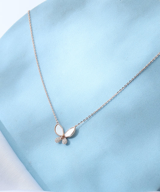 Ethereal Bloom Butterfly Necklace