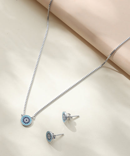Evil Eye Pendant Set