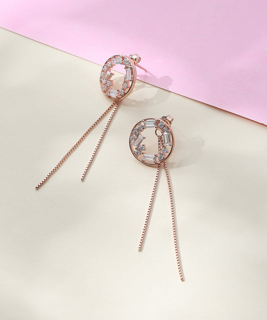 Circle Cascade Earrings