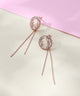 Circle Cascade Earrings