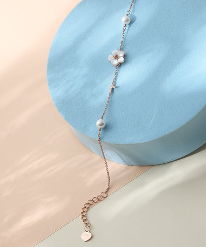 Floral Pearl Bracelet