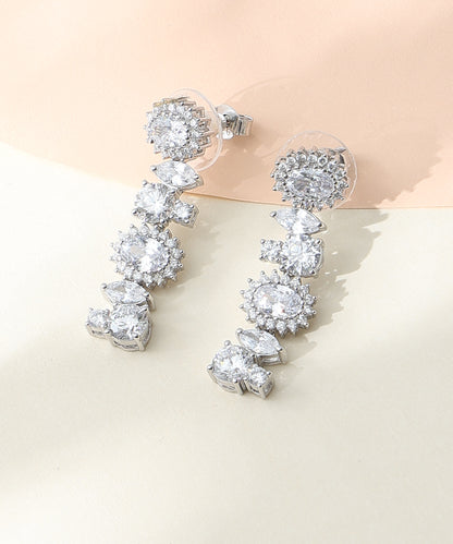Celeste Cluster CZ Earrings