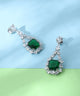 White CZ Earrings