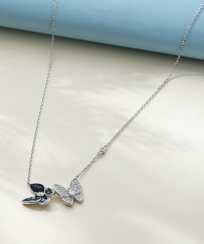 Dual Butterfly Necklace