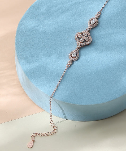 Dual Heart Link Bracelet