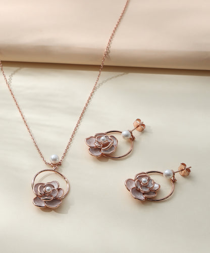 Rose Bloom Jewellery Set
