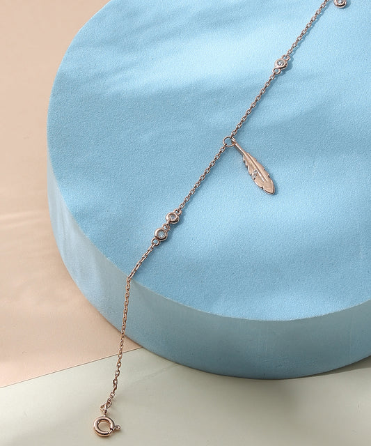 Feather Charm Bracelet