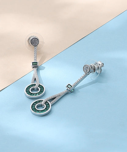 Emerald Orbit Earrings
