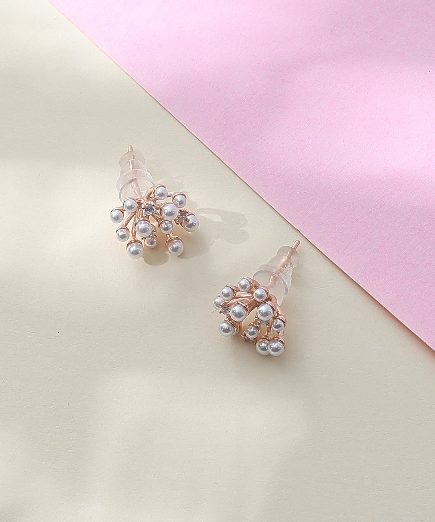 Pearl Cluster Earrings