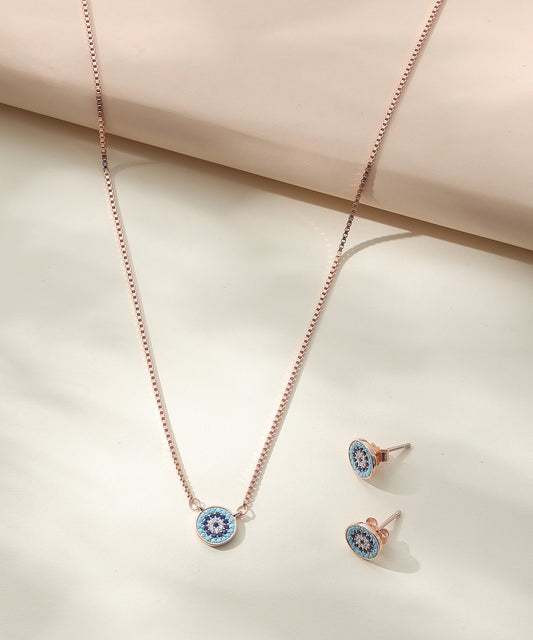 Evil Eye Pendant Set