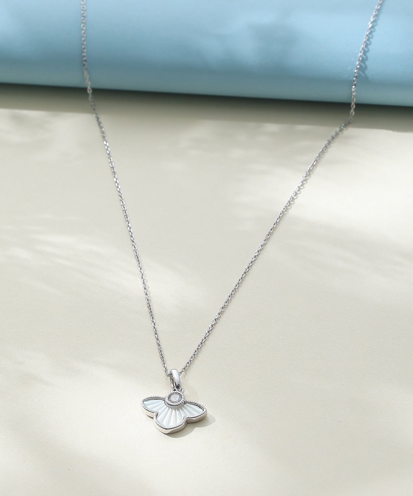 White Petal Necklace
