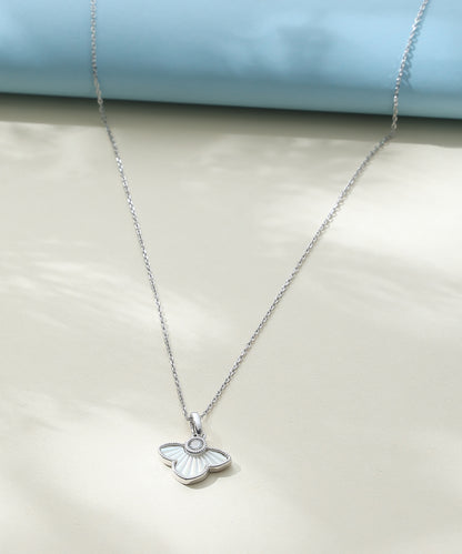 White Petal Necklace