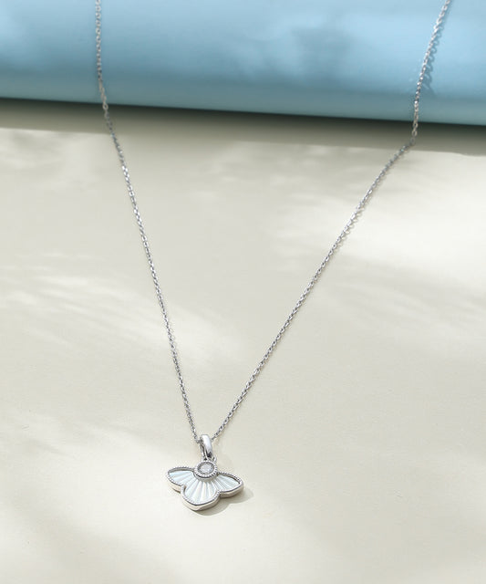 White Petal Necklace