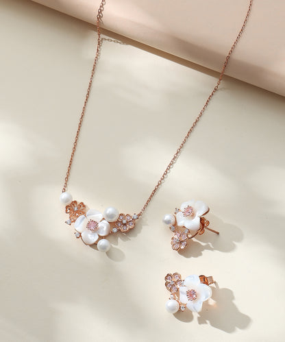 White Blossom Jewellery Set