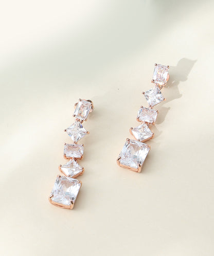 CZ Drop Earrings