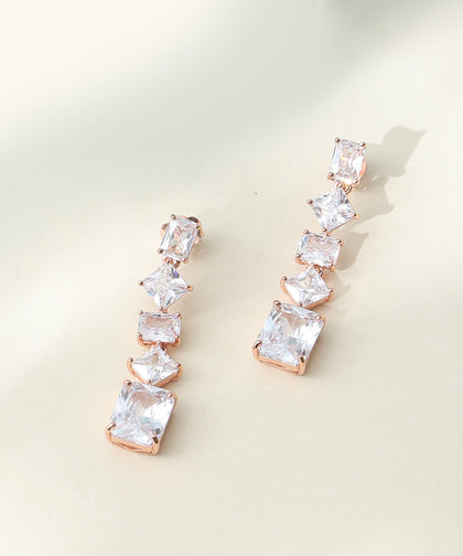 CZ Drop Earrings