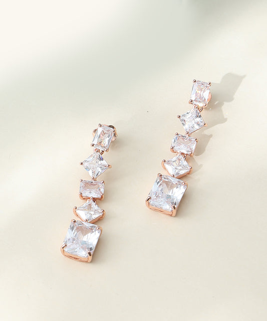 CZ Drop Earrings