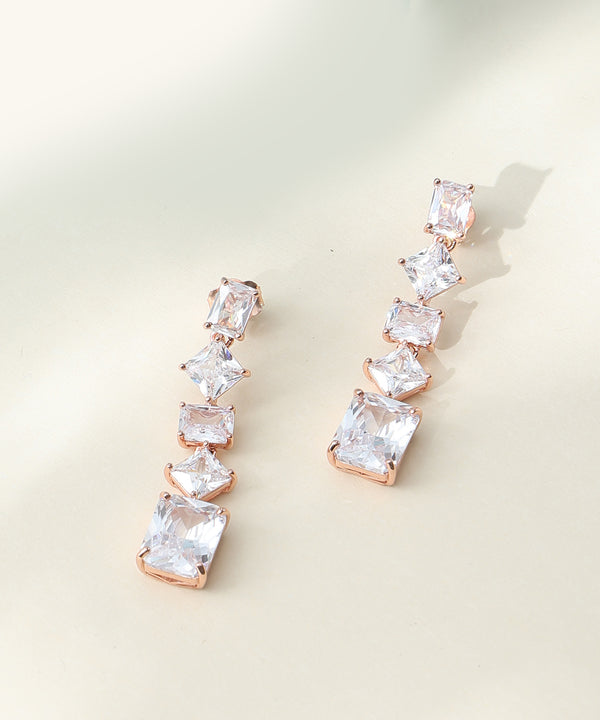 CZ Drop Earrings