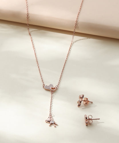 Teddy Drop Pendant Set