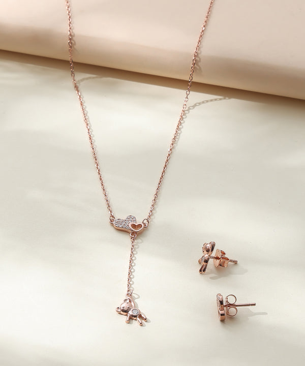 Teddy Drop Pendant Set