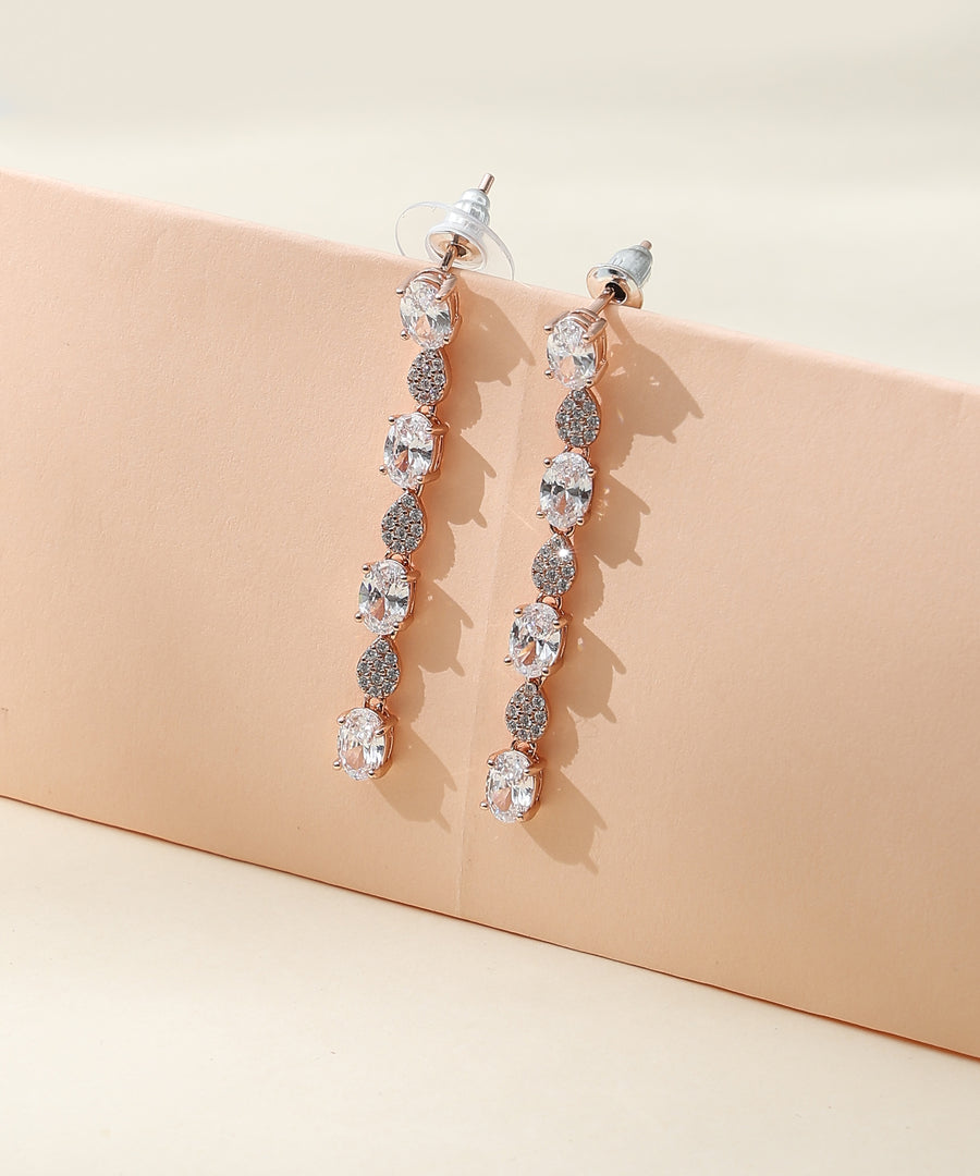 Aurora Drop CZ Earrings
