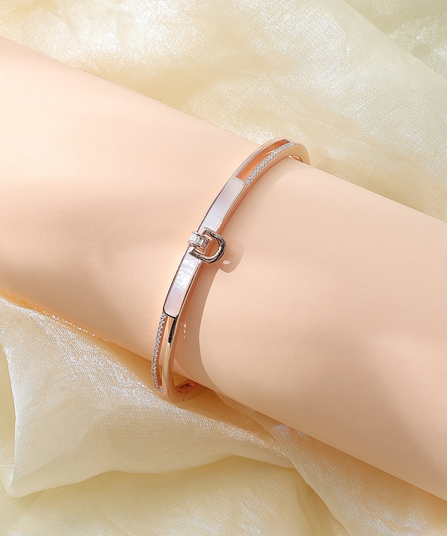 CZ Kada Bracelet