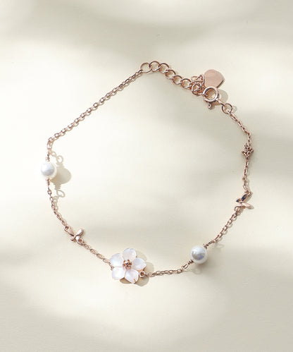 Floral Pearl Bracelet