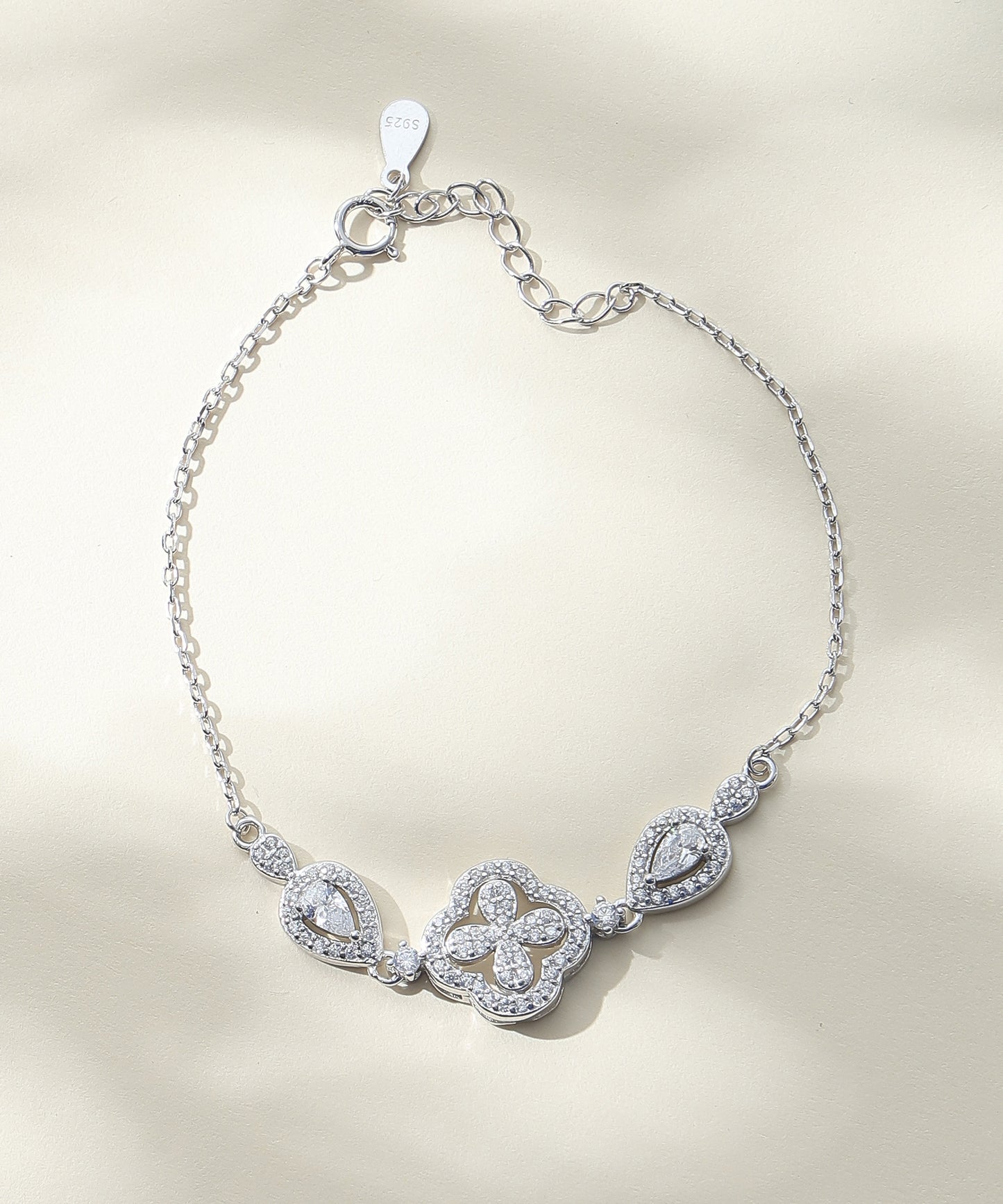 Dual Heart Link Bracelet