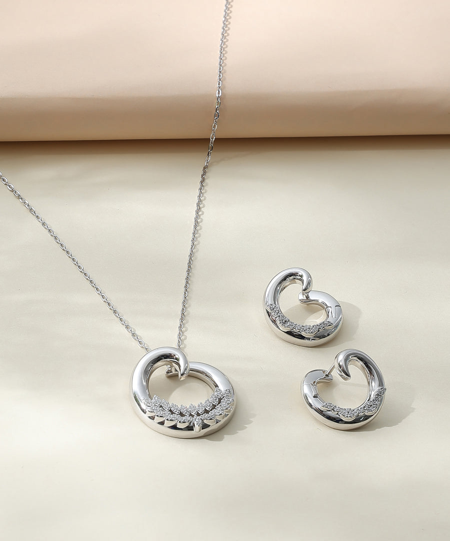 Heart Loop Jewellery Set