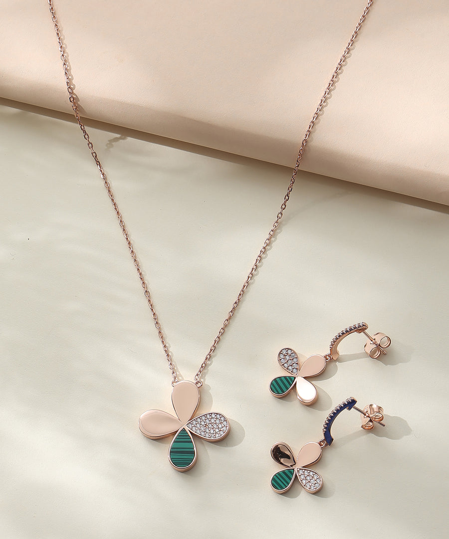 Verdant Bloom Jewellery Set