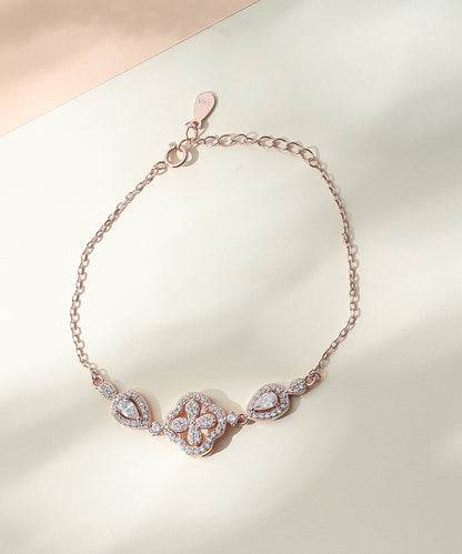 Dual Heart Link Bracelet