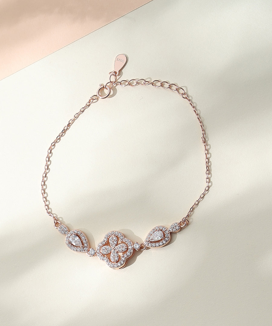 Dual Heart Link Bracelet