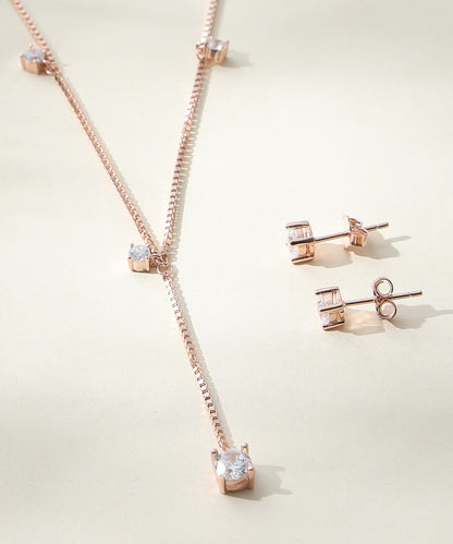 Eternal Pearl Halo Jewellery Set
